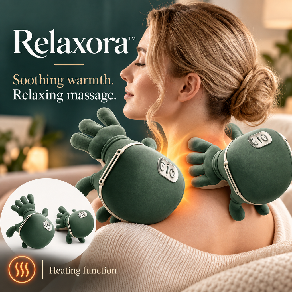 Relaxora™ 4D Heated Neck & Shoulder Massager